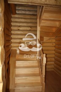 Деревянные лестницы из сосны на заказ